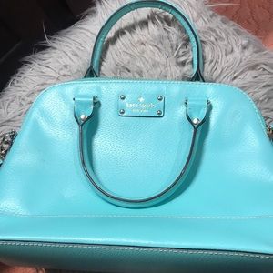 Turquoise Kate Spade purse
